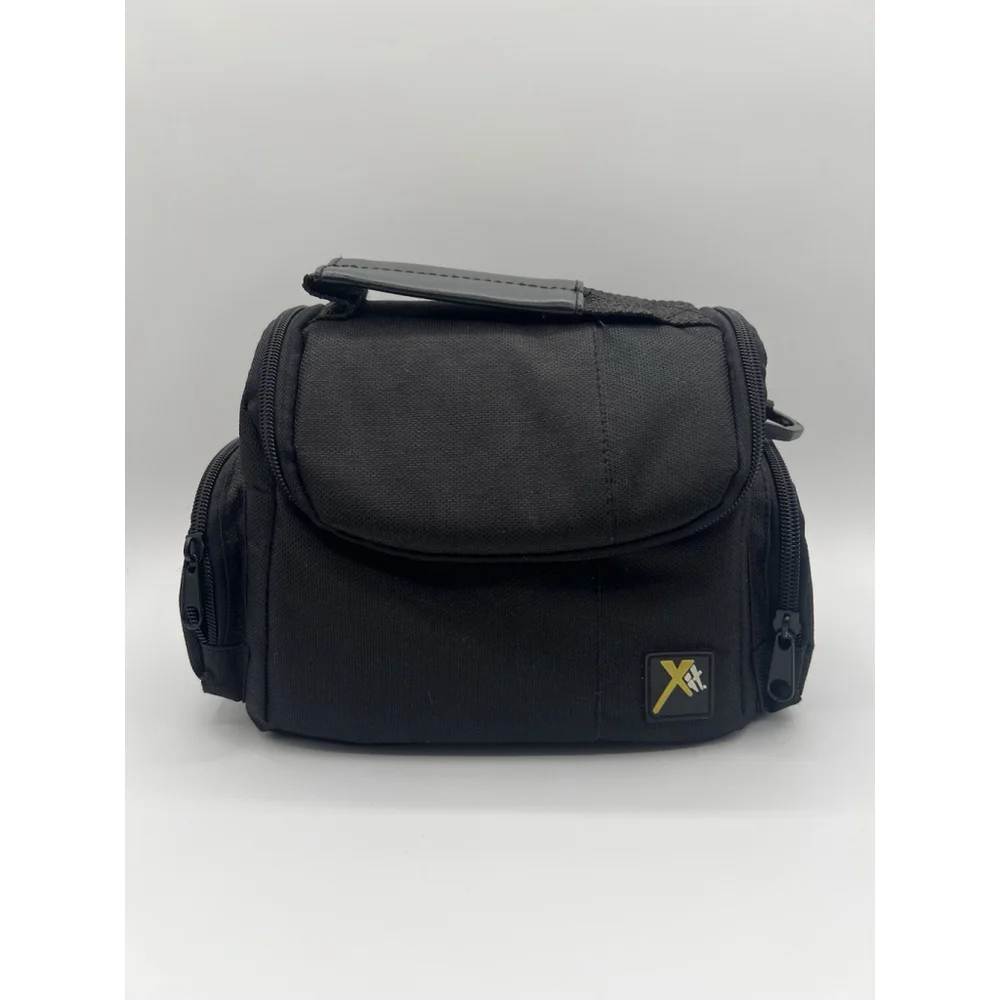 Deluxe Digital Photo Video Camera Camcorder Padded Carrying Case Black
